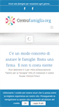 Mobile Screenshot of centrofamiglia.org